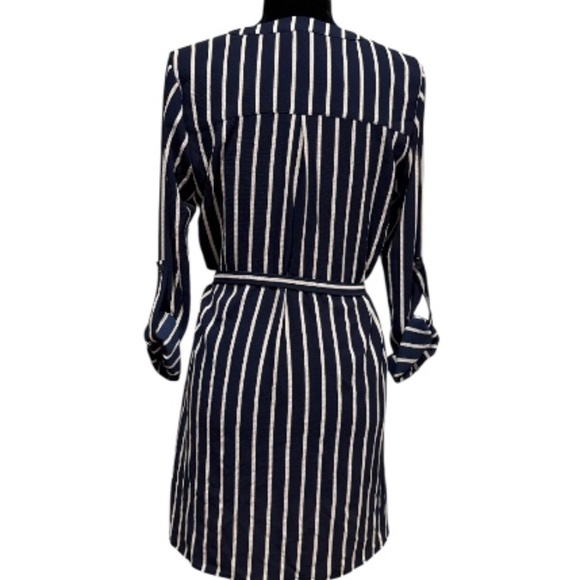 โญ Forever 21 Striped Tie-Waist T-Shirt Dress โ Size Small - Picture 2 of 5